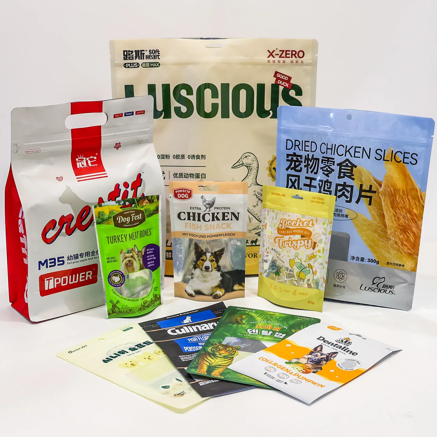 Pet packaging product range